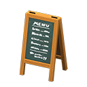 Menu Chalkboard