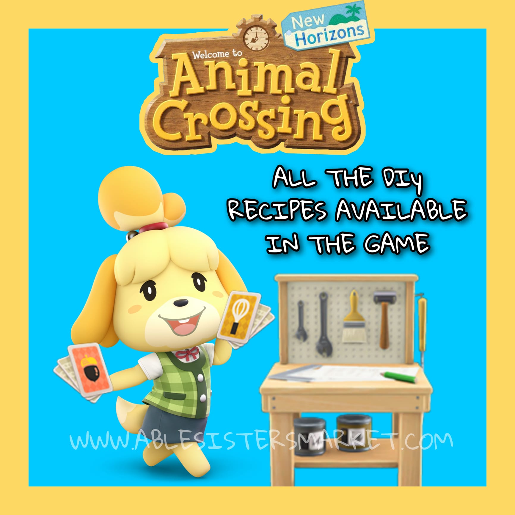 Animal Crossing: New Horizons: DIY Recipes - How To Get More DIY