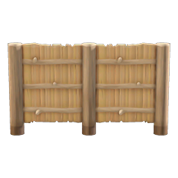 bamboo-slats fence