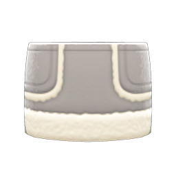 Faux-Shearling Skirt