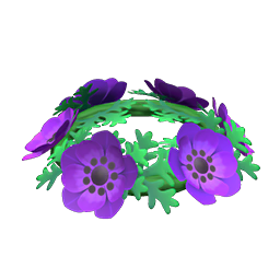 DIY - Purple Windflower Crown
