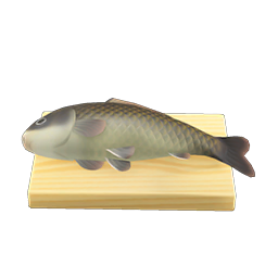 carp on a cutting board