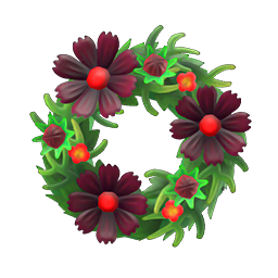 chic cosmos wreath