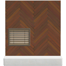 chocolate herringbone wall