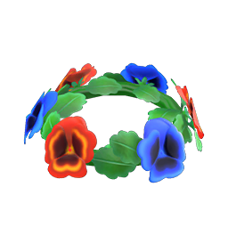 cool pansy crown