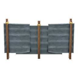 corrugated iron fence