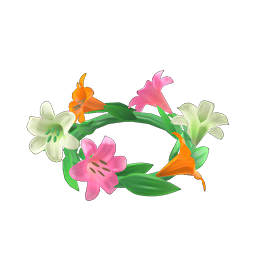 cute lily crown