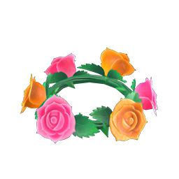 cute rose crown
