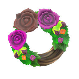 dark rose wreath