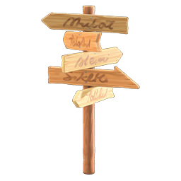 destinations signpost