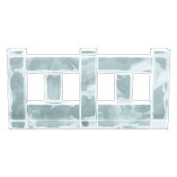frozen fence