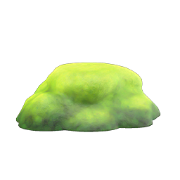 glowing-moss boulder