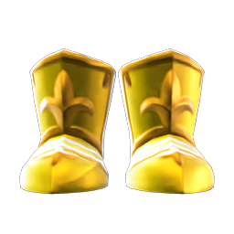 gold-armor shoes