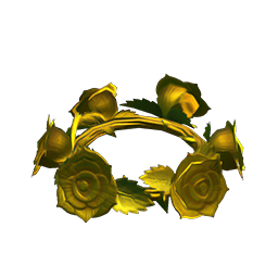 gold rose crown