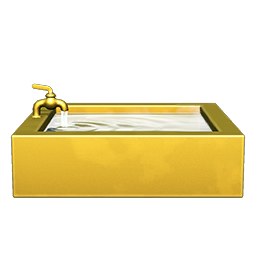 golden bathtub