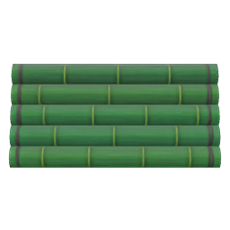 green bamboo mat