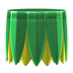 green grass skirt