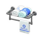 hotel towel rack