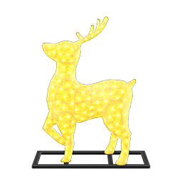 illuminated reindeer