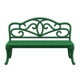 iron garden bench