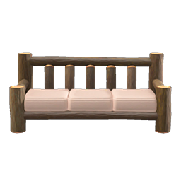 log extra-long sofa