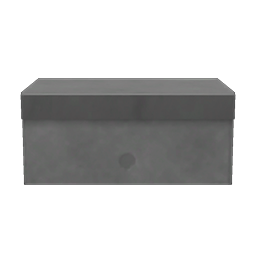 low concrete island counter