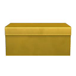 low golden island counter