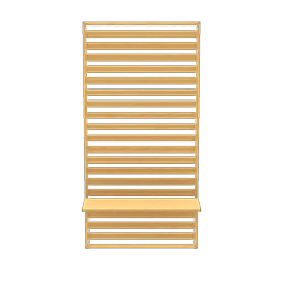 medium wooden partition