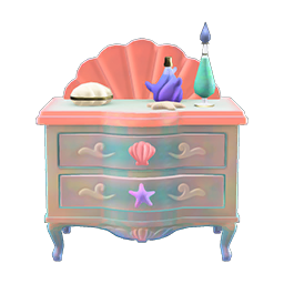mermaid dresser