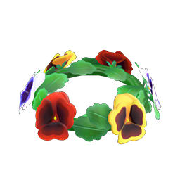 pansy crown