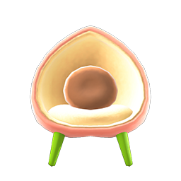 peach chair