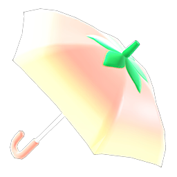 peach umbrella