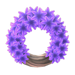 purple hyacinth wreath