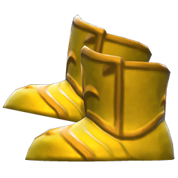 DIY - Gold-Armor Shoes