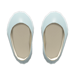 Vinyl Round-Toed Pumps