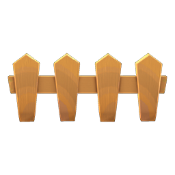 simple wooden fence