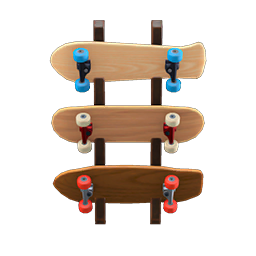 skateboard wall rack