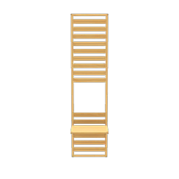 small wooden partition