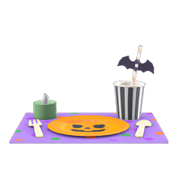 spooky table setting