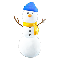 three-tiered snowperson