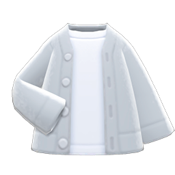 Cardigan-Shirt Combo