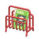 tubular magazine rack - Imagen 5