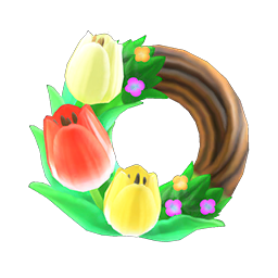 tulip wreath