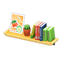 wall-mounted bookshelf