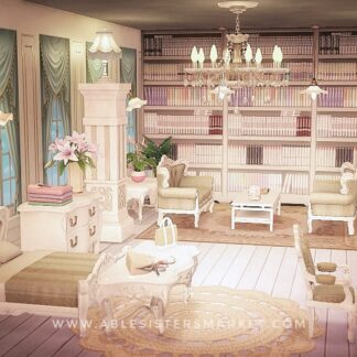 Elegant Library Bedroom