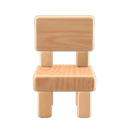 wooden-block chair