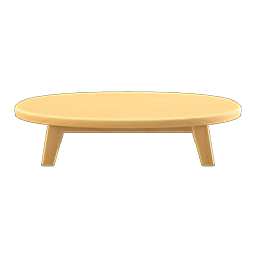 wooden low table