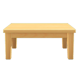 wooden table