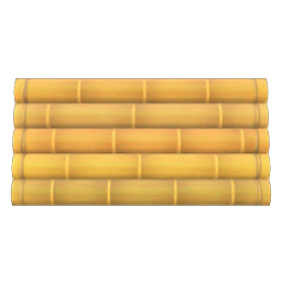 yellow bamboo mat