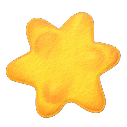 yellow star rug